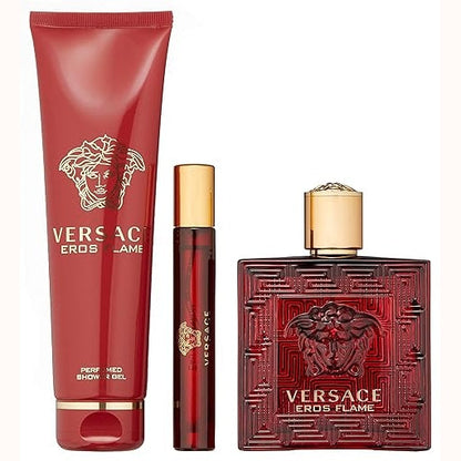 Versace Versace Eros Flame Men 3 Pc GiftSet